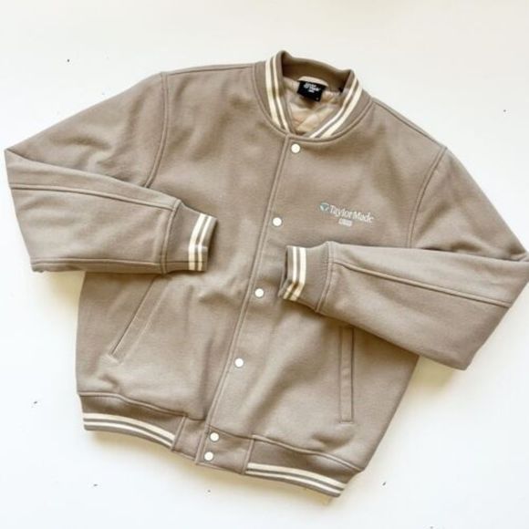KITH x Taylormade Golf Tour Varsity Jacket - Large Wool Made In Italy Rare - Picture 2 of 12